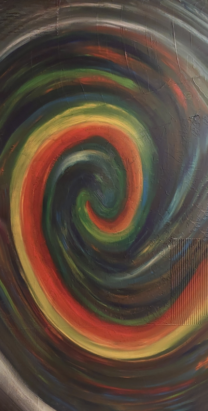 Spiral Oil Painting