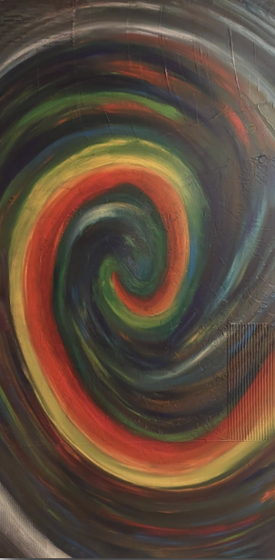 Spiral Oil Painting