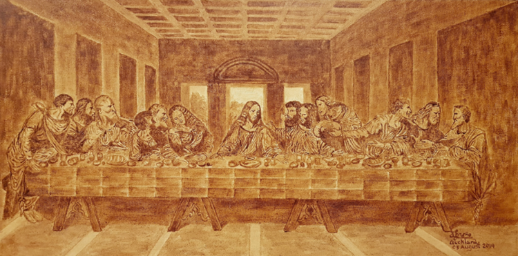 The Last Supper (reproduction canvas print)