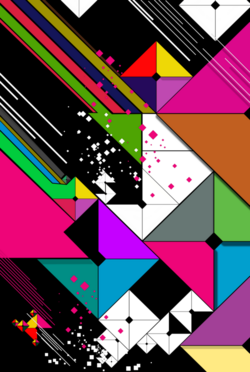 Abstract colors artwork