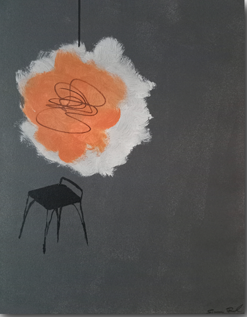 Thought bubble 24 - canvas