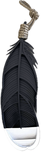 Huia Feather - Hanging 