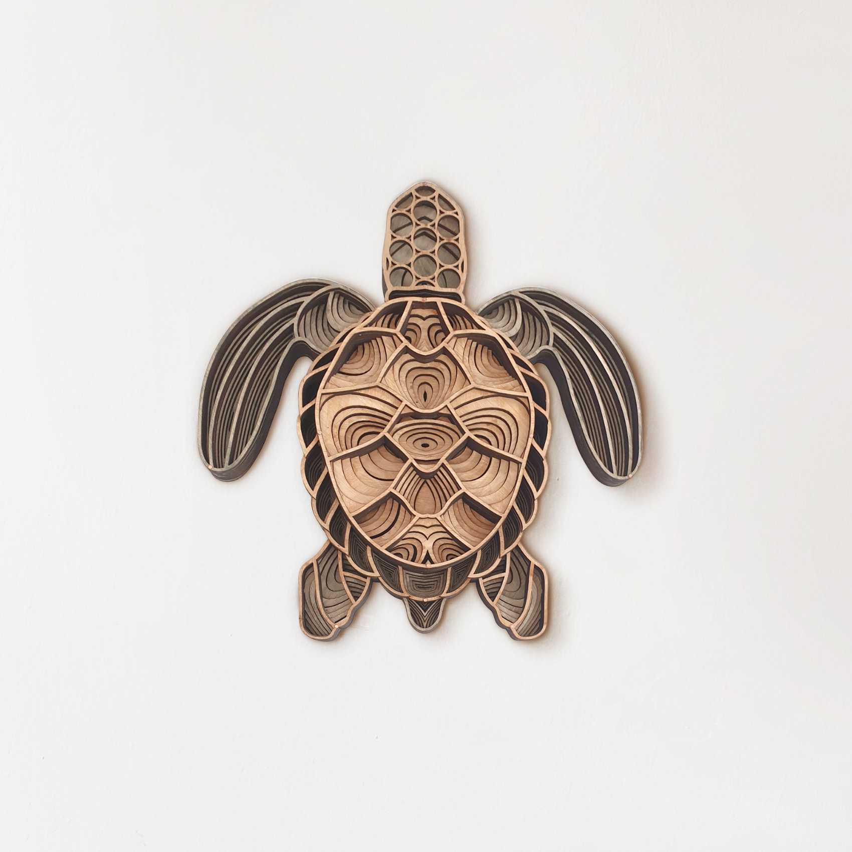 Honu - Turtle 3D Wall Art