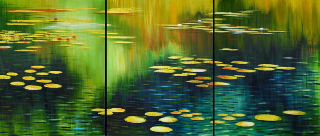 WATERLILLIES FOUR