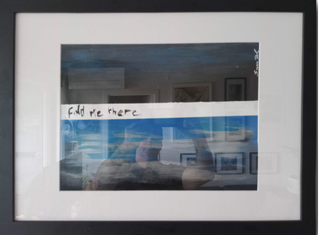 Find me there - framed