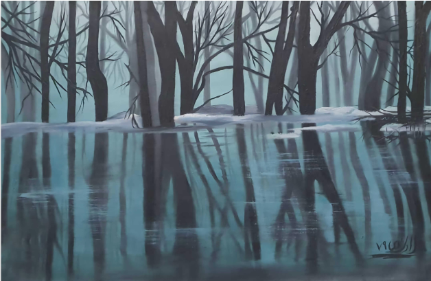Foggy river 