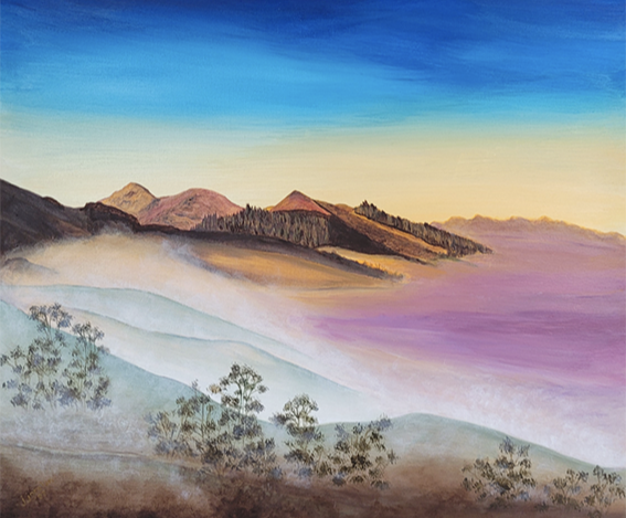 Sunrise of Te Mata Peak