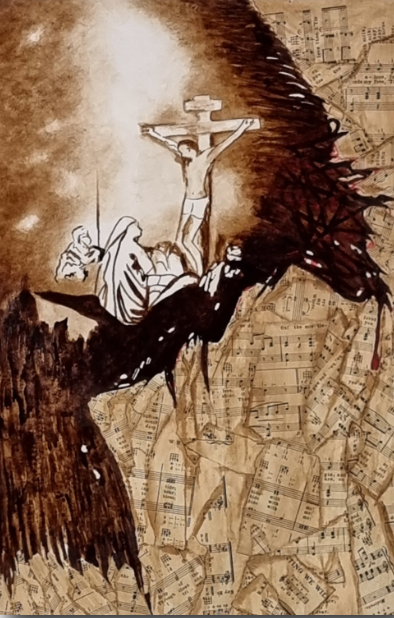 The Last Hour (Original Coffee Artwork)