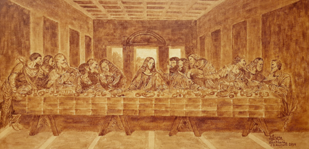 The Last Supper (reproduction canvas print)
